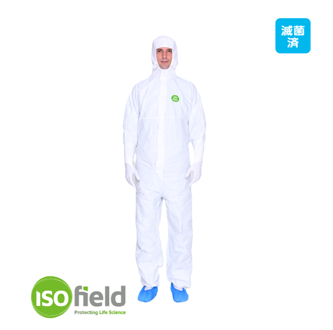 Isofield® Vistaフード付滅菌着用画像