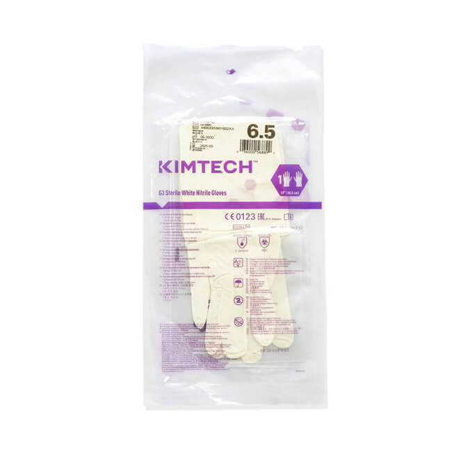 Kimtech® G3ニトリル1双パック滅菌済｜クリーンルーム用(無菌室)手袋
